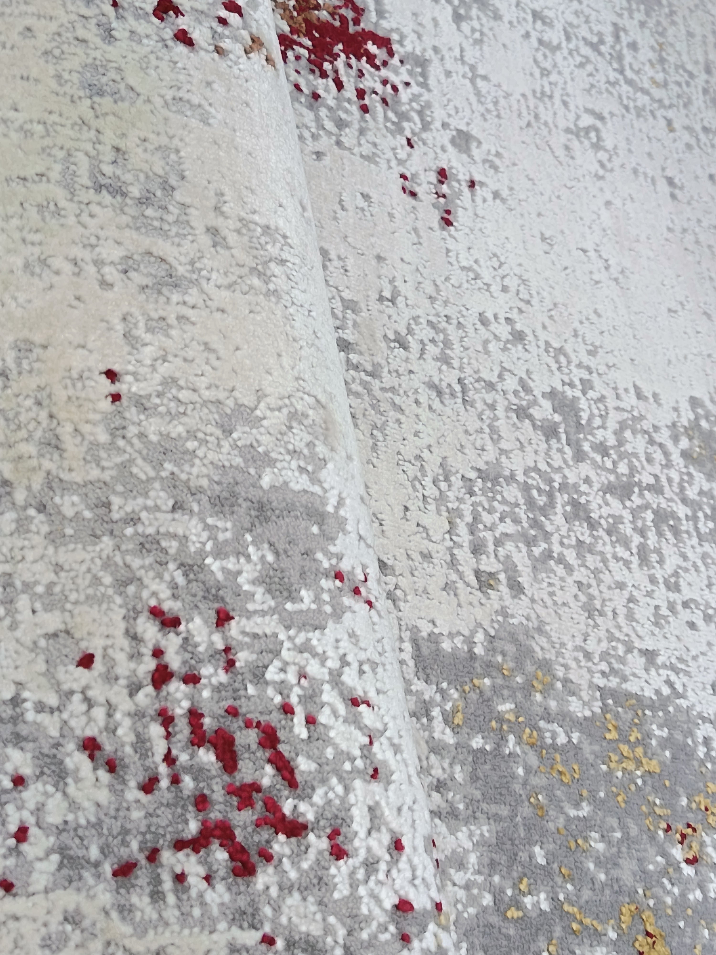 Covor VENITA, BEJ/GRI/ROSU, Living, Dormitor