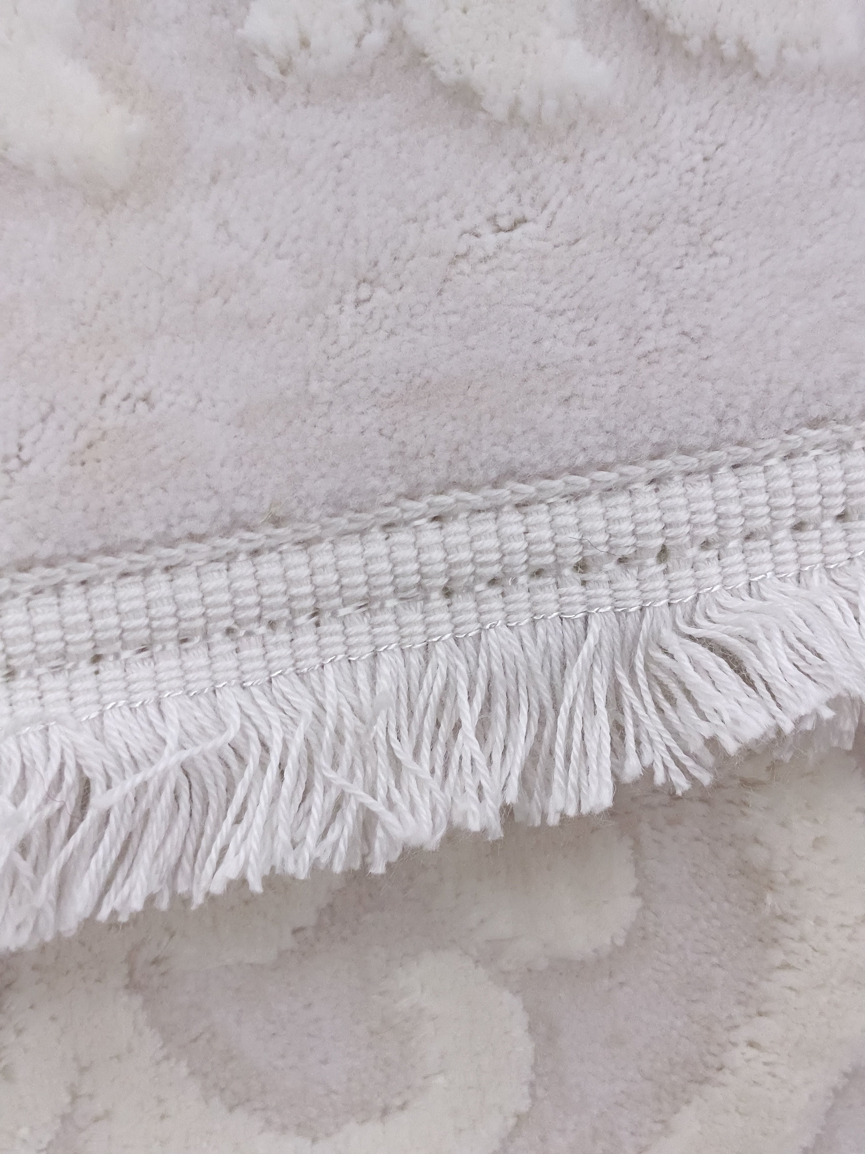 Covor LINEA,  BEJ/ALB, Living, Dormitor