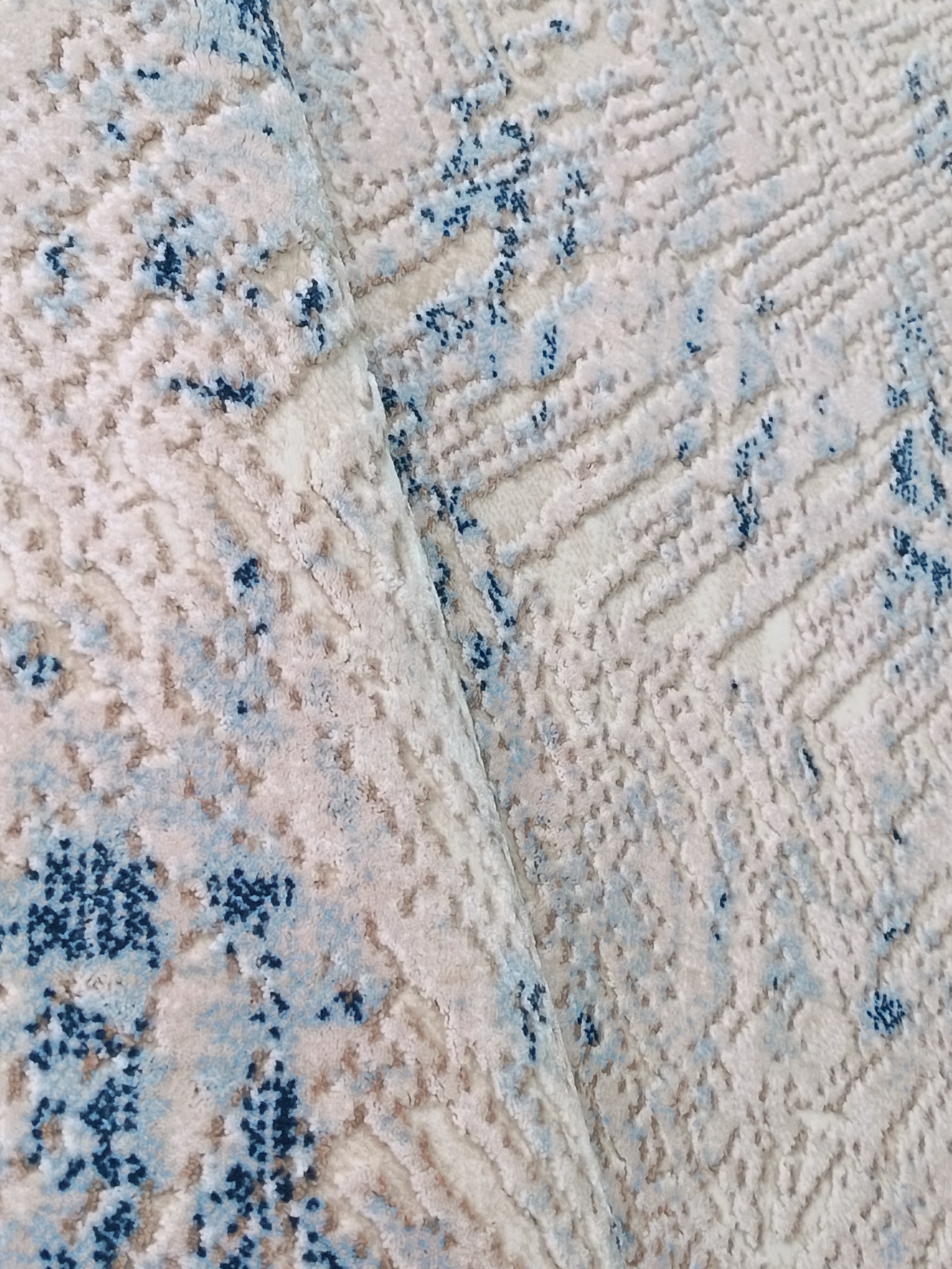 Covor ANGORA, BEJ/TURCOAZ, Living, Dormitor