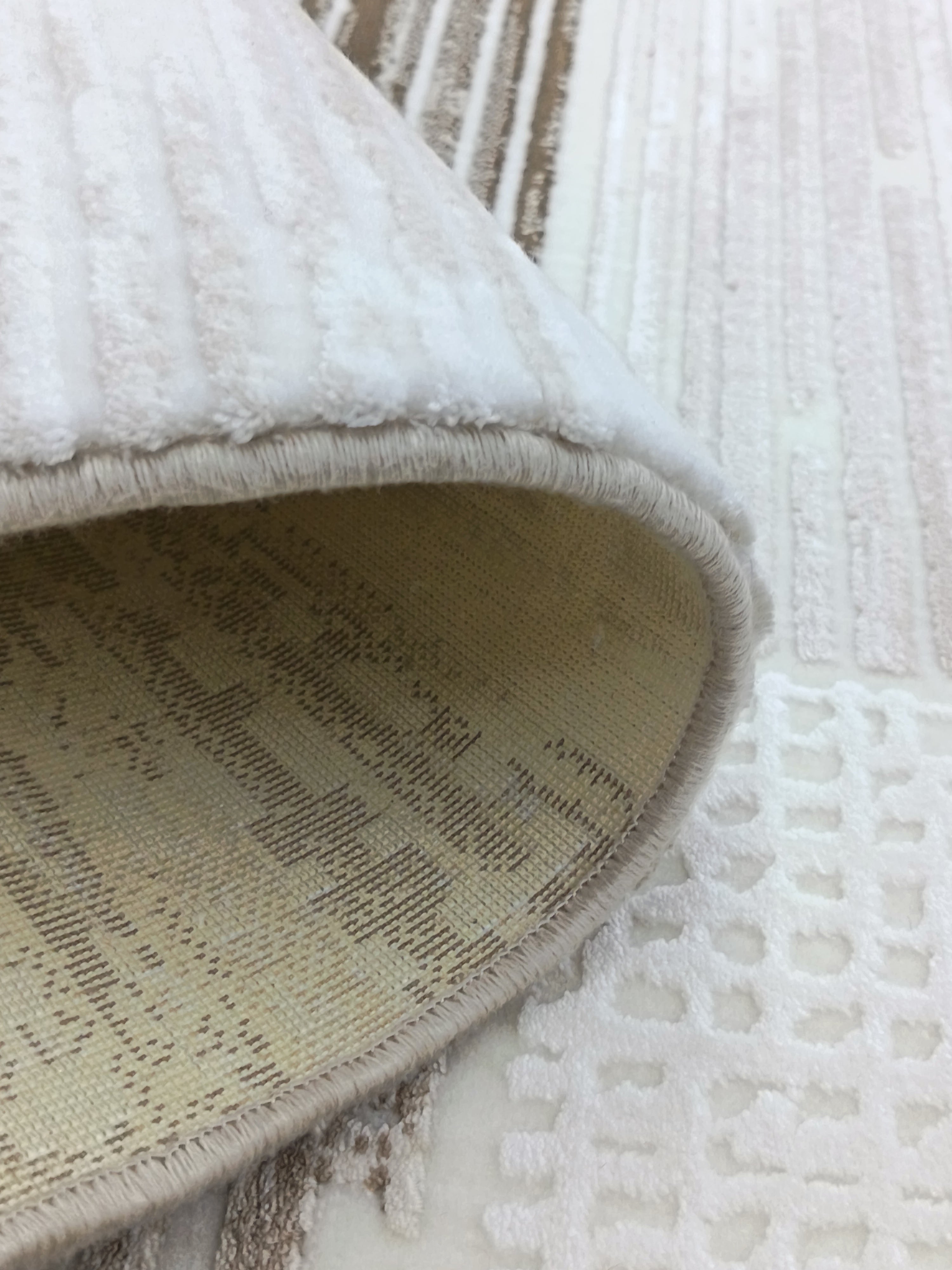 Covor EKOSE , CREM/MARO, Living, Dormitor