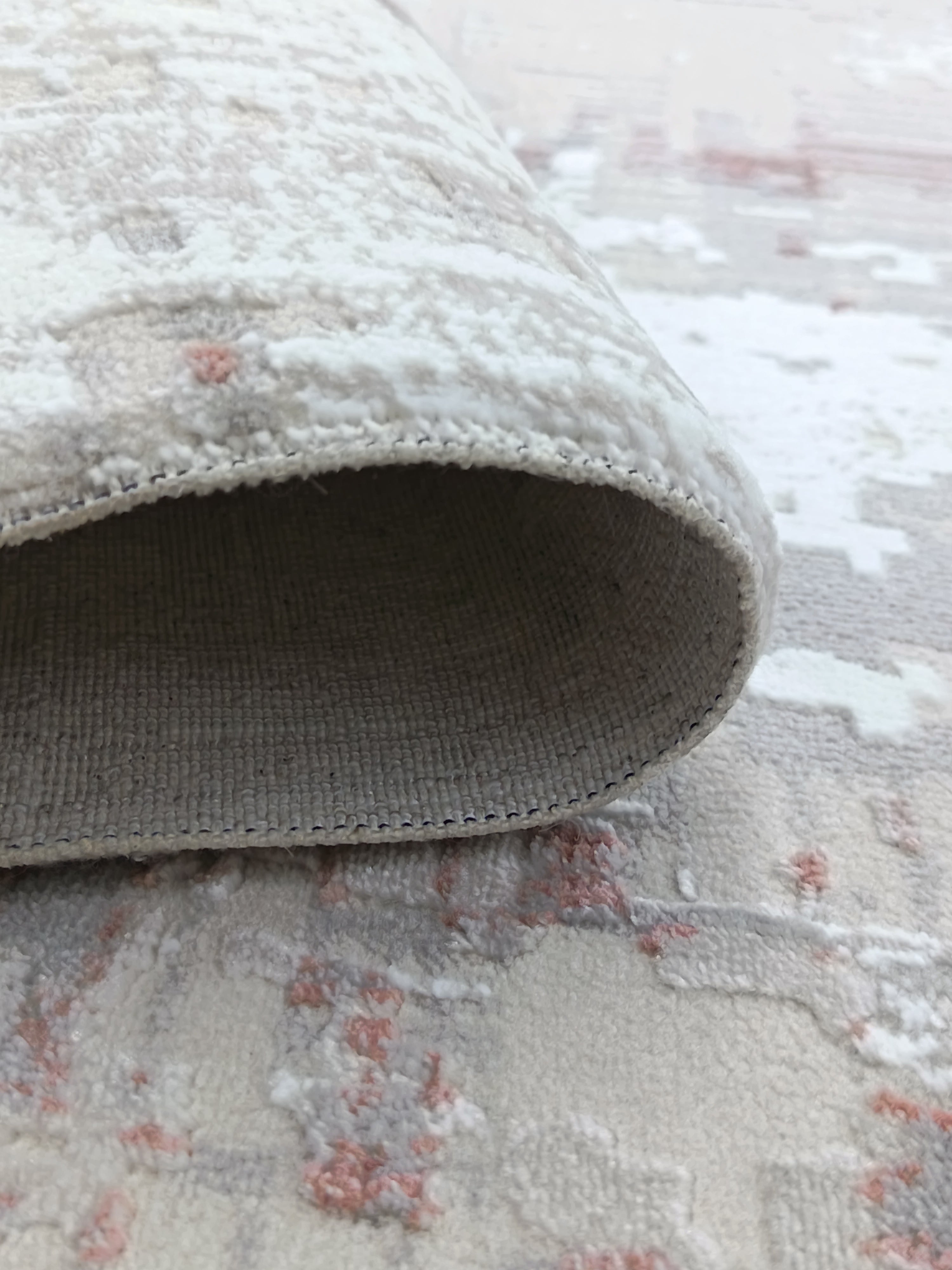 Covor GORDION, BEJ/GRI/ALB/ROZ, Living, Dormitor