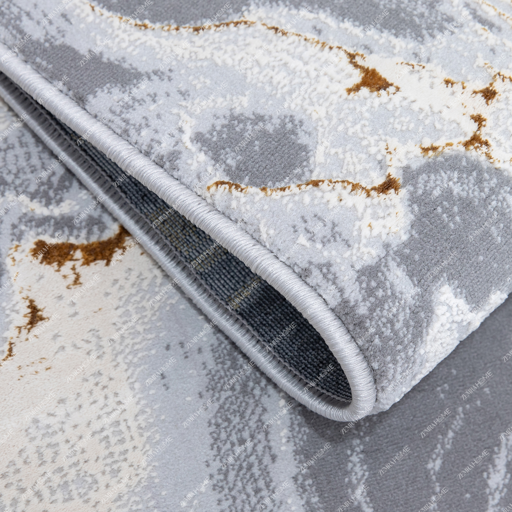 Covor Buse, Galben Gold, Living, Dormitor, Modern