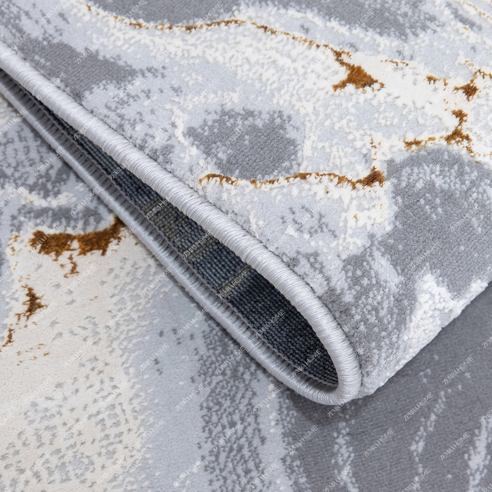 Covor Buse, Galben Gold, Living, Dormitor, Modern