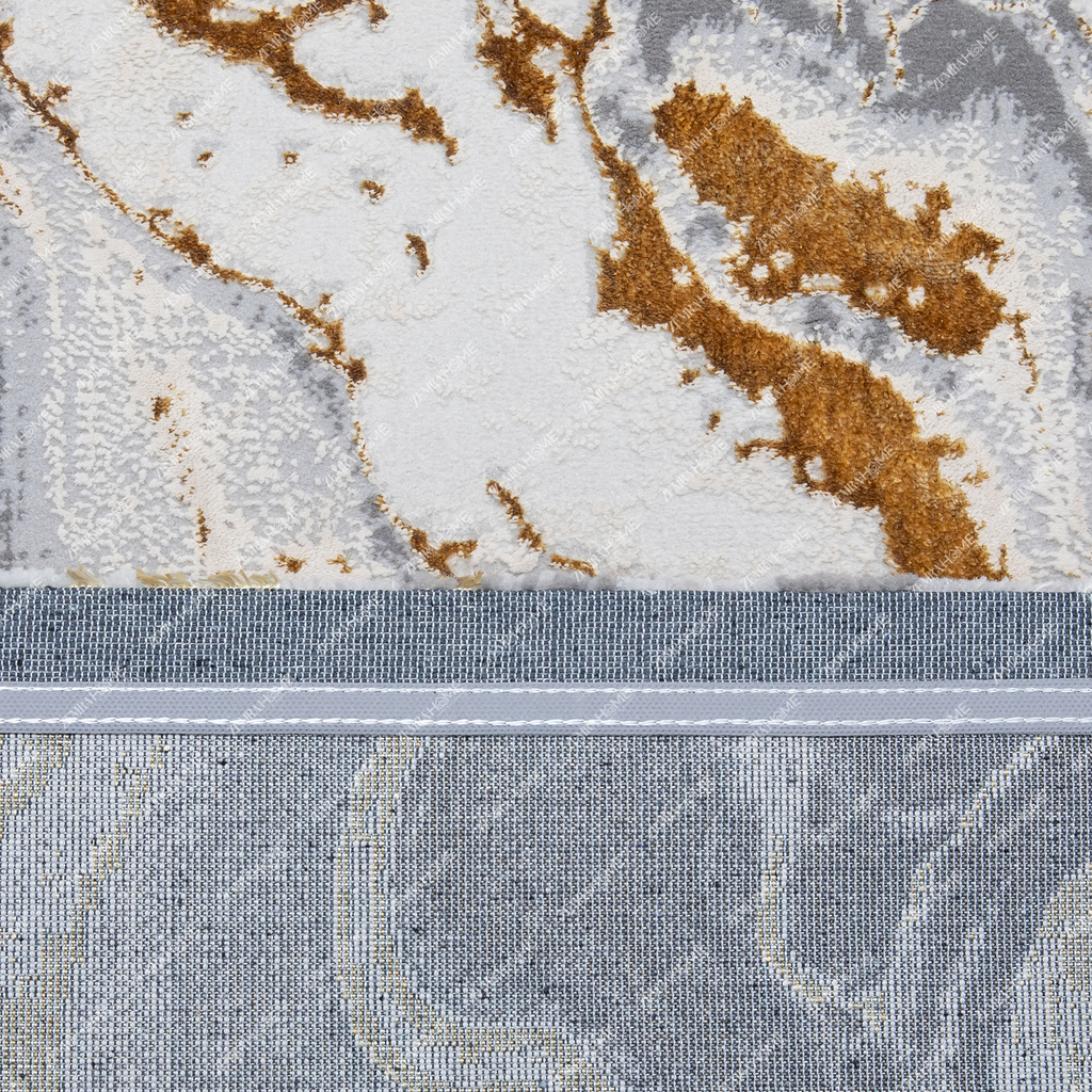 Covor Buse, Galben Gold, Living, Dormitor, Modern
