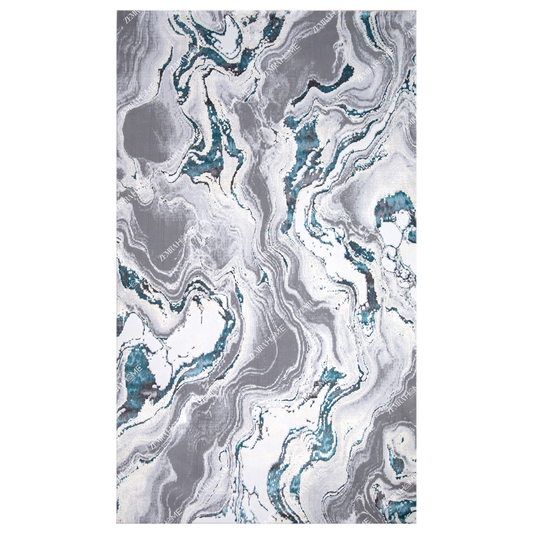 Covor Buse River, Turcoaz, Living, Dormitor, Modern