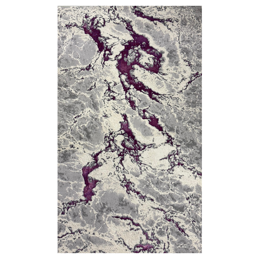 Covor Buse Fulger, Lila, Living, Dormitor, Modern