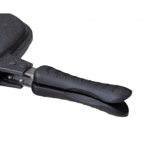 Tigaie dubla ZILAN ZLN-9522,culoare negru Diametru 30 cm, garnitura silicon rezerva,
