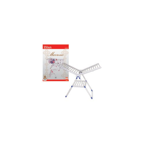 Uscator rufe pliabil ZILAN MARRONE ZLN-6072, fabricat din plastic, suprafata utilizabila 18 m