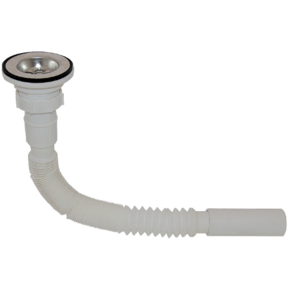 Chiuveta pentru masca+racord flexibil scurgere Z-INOX ZLN-9195ST, Inox anticalcar, Cuva stanga, 50x80 cm