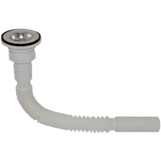Chiuveta pentru masca+racord flexibil scurgere Z-INOX ZLN-0193DR, Inox anticalcar, Cuva dreapta, 50x80 cm