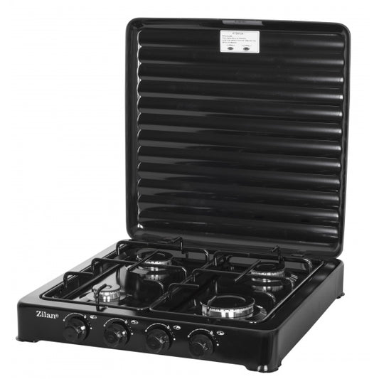 Aragaz 4 ochiuri ZILAN ZLN7079,Negru Alimentare GPL butelie