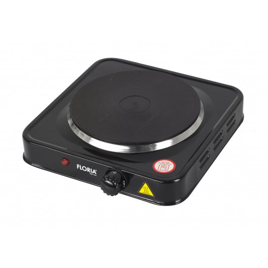 Plita electrica Floria ZLN-2806, 22 x 21 x 5 cm, Negru 1 ochi, Putere 1000W
