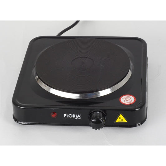 Plita electrica Floria ZLN-2806, 22 x 21 x 5 cm, Negru 1 ochi, Putere 1000W