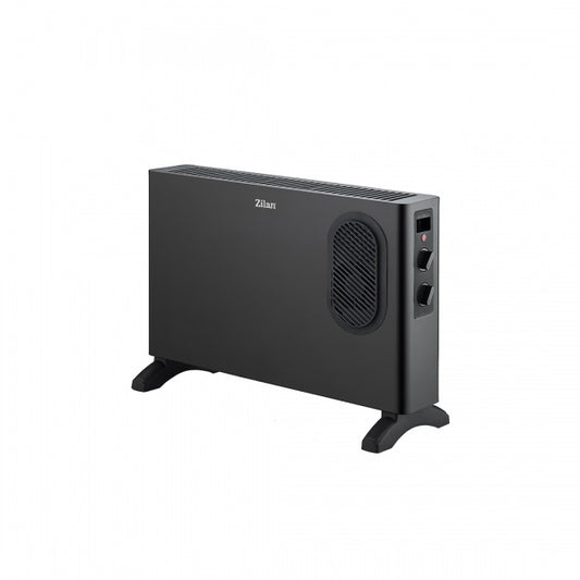Convector cu ventilator Zilan ZLN2055, Termostat reglabil, Protectie la supraincalzire, Siguranta rasturnare, Putere 1250 / 2000W
