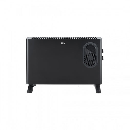 Convector cu ventilator Zilan ZLN2055, Termostat reglabil, Protectie la supraincalzire, Siguranta rasturnare, Putere 1250 / 2000W
