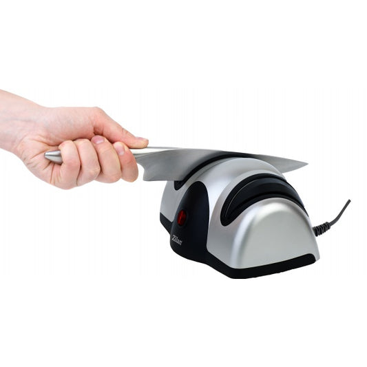 Ascutitor de cutite electric Zilan ZLN2168 Gri, cu doua nivele de ascutire, 40W, usor de curatat