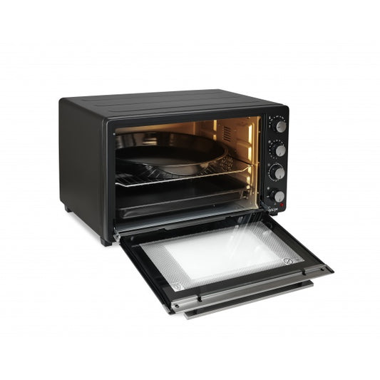 Cuptor electric Zilan ZLN3480 cu ventilator, Putere 2500W, Capacitate 80L, Timer, Geam dublu, Termostat reglabil, Temperatura maxima 250 grade C