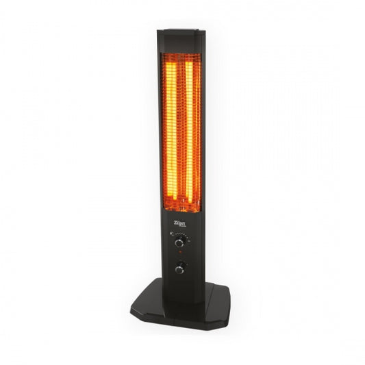 Radiator cu infrarosu Zilan ZLN6210 Negru, doua rezistente, putere 2300W, temperatura reglabila